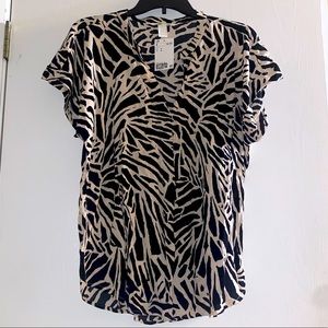 H&M Crinkled Blouse *NWT*